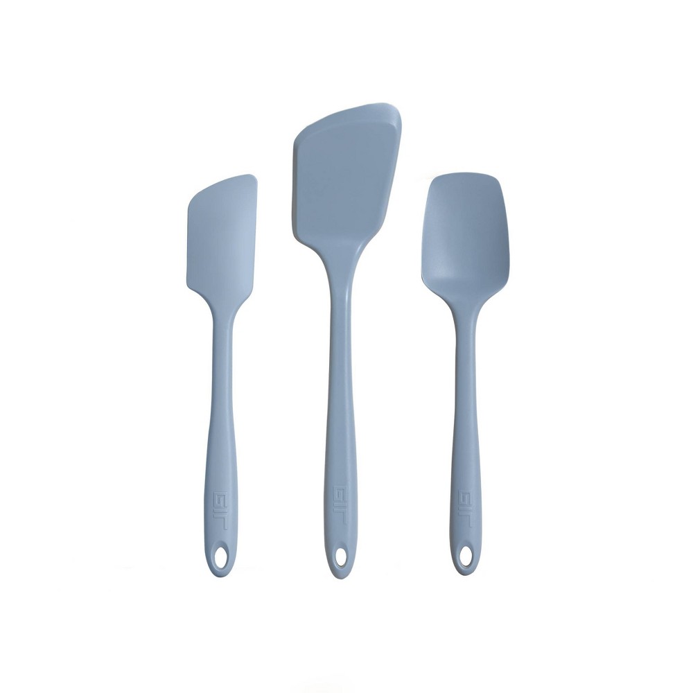 GIR: Get It Right 3pc Silicone Ultimate Kitchen Tool Set Slate Blue