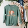 Simply Sage Market Women's Graphic Sweatshirt Hello Pumpkin Colorful Stars - 2 of 2