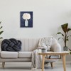 Stupell Industries White Floral Bouquet over Blue Wall Plaque Art - 3 of 4