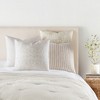 2-Pack Cotton Slub Natural Distressed Floral Throw Pillows and Pillow Inserts Set - Becky Cameron, Distressed Floral Natural, 20 x 20 - 2 of 4