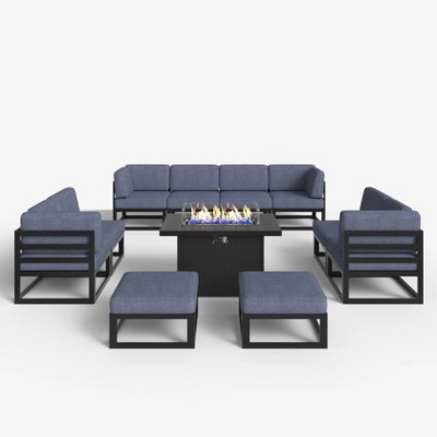 black/navy blue