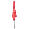 TiramisuBest 6x9ft Outdoor Patio Waterproof Umbrella with Crank & Push Button Tilt (without Flap) for Garden, Backyard, Pool, Market - Navy Blue - 3 of 4