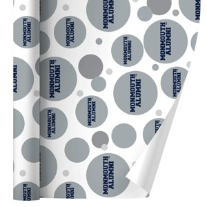 Monmouth University Hawks Alumn Premium Gift Wrap Wrapping Paper Roll 30x72 - 1 of 4
