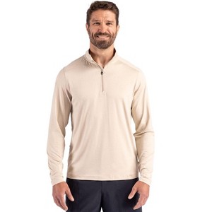 Cutter & Buck Coastline Epic Comfort Recycled Mens Quarter Zip - 1 of 2
