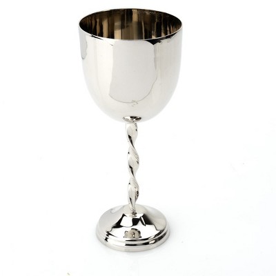 Classic Touch Twisted Stem Kiddush Goblet