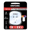 RAYOVAC® 1-AC Outlet and 2-USB Port, Portable Surge Protector Wall Tap with Phone Holder, PN201 in White - 2 of 4