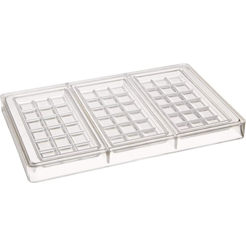 Martellato Plastic Chocolate Mold of 18-Part Tablets - 3 Tablets on Mold, 3 of 4