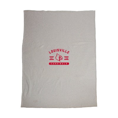 NCAA Louisville Cardinals Micro Fleece Throw Blanket