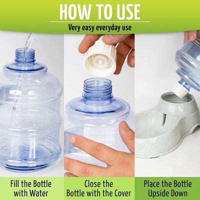 Automatic Pet Feeder and Water Dispenser with Wide Mouth