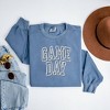 Simply Sage Market Women's  Garment Dyed Graphic Sweatshirt Embroidered Game Day Arched - 3 of 3