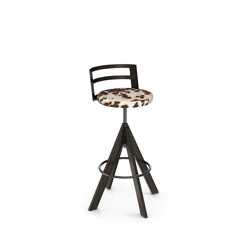 Amisco Swirl Adjustable Stool Brown/Beige