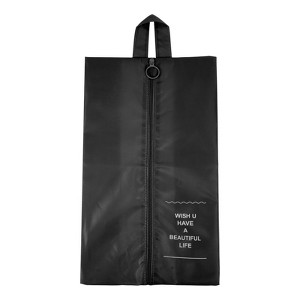 Unique Bargains Waterproof Outdoor Travel Portable Shoes Bags with Zipper - 1 of 4