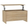 vidaXL Coffee Table Sonoma Oak Engineered wood Medium Coffee Table - 2 of 4