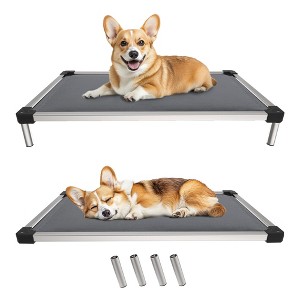 FXW TitanNest Chew-Proof Elevated Dog Bed, Raised Cot for Indoor/Outdoor/Camping Use, Durable & Washable Padded Pet Bed - 1 of 4