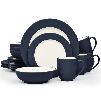 Noritake Colorwave 16-Piece Rim Dinnerware Set