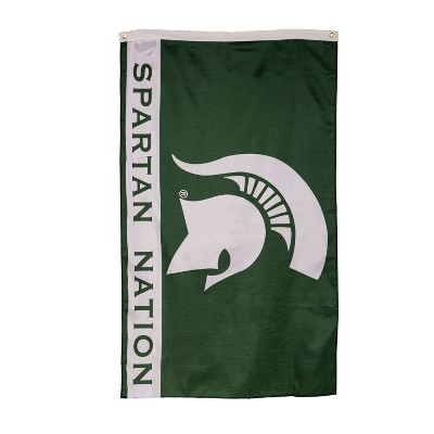 3'x5' Single Sided Flag w/ 2 Grommets, Michigan State University