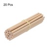 Unique Bargains Arts Garden Christmas Decoration Round Natural Wood Sticks 20 Pcs - 3 of 4