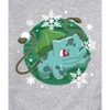 Men's - Pokémon - Bulbasaur Snowball Fight Graphic Fleece Sweatshirt - 2 of 4