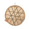 Transpac Wood 10.24 in. Multicolor Harvest Rattan Blessed Basket Wreath - 3 of 4
