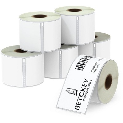BETCKEY  Compatible  99019 , 25/16in x 71/2in Large Lever Arch File Labels, Compatible with  Labelwriter 450, 4XL, Rollo & Zebra Desktop Printers