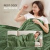 Sapphtopaz Lightweight Down Alternative Blanket with Satin Trim, Suitable for All Seasons Blankets for Bed, Bedding for Home - 2 of 4