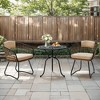 Crestlive Products Patio Rattan Dining Chairs Set Outdoor Dining Chairs with Cushions and Armrest Wicker Dining Armchairs Porch Chairs - 2 of 4
