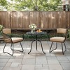 Crestlive Products Patio Rattan Dining Chairs Set Outdoor Dining Chairs with Cushions and Armrest Wicker Dining Armchairs Porch Chairs - image 2 of 4