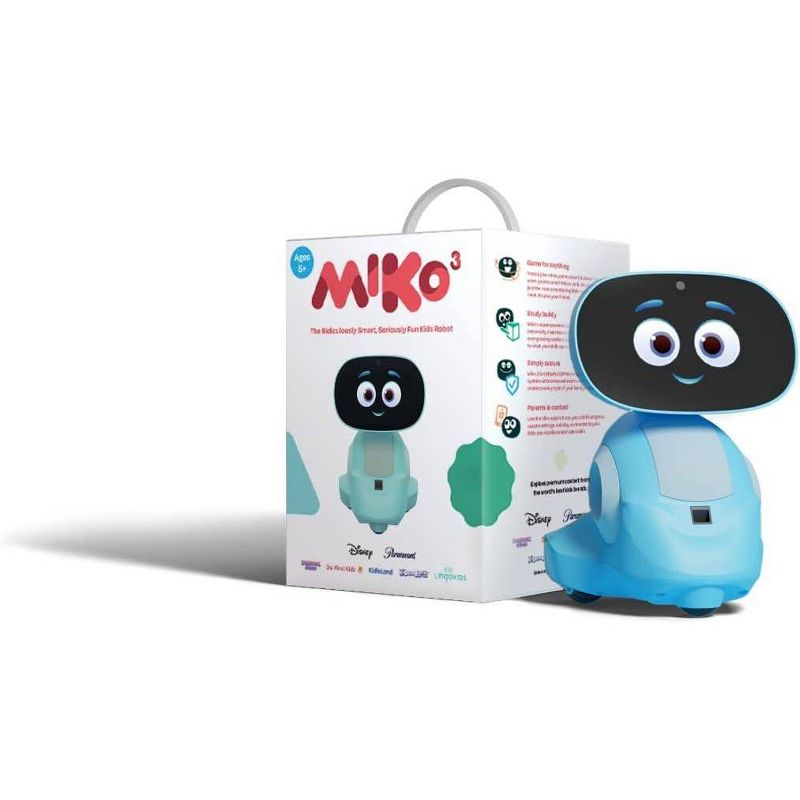 Miko 3: AI-Powered Smart Robot - Blue, 1 of 6