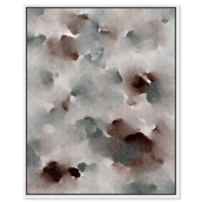 Art Remedy The Winter February Watercolor Boho Abstracts Framed