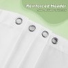 LunaLulinlk Green Ombre Fabric Shower Curtain - 4 of 4