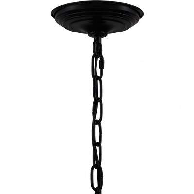 Aged Copper and Clear Glass 24" Indoor/Outdoor Pendant Light
