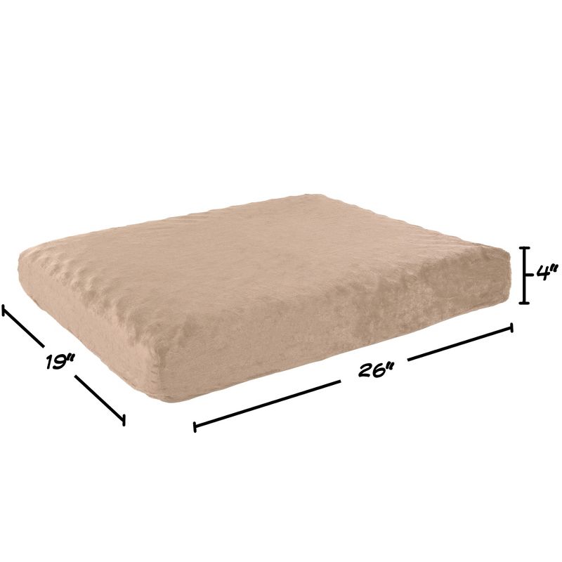 Pet Adobe Orthopedic Memory Foam Dog Bed - Tan, 1 of 5