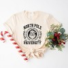 Simply Sage Market Women's North Pole University Distressed Short Sleeve Graphic Tee - image 2 of 2