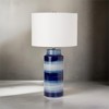 SEA WINDS 30" Navy Ceramic Table Lamp, sold as 2 pack - 2 of 4
