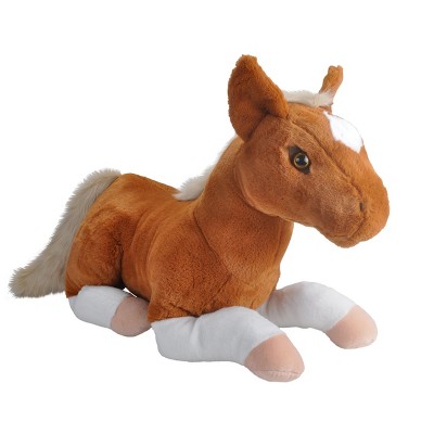 Wild Republic Cuddlekins Jumbo Brown Horse Stuffed Animal, 30 Inches