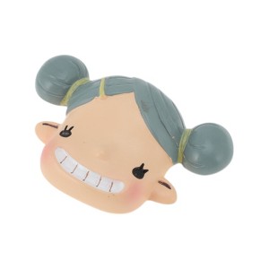 Unique Bargains Decorative Magnets Magnetic Fridge Sticker Irregular Shape Eldest Resin Brown Beige 1Pc - 1 of 3