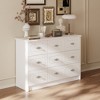 Famapy 9 Drawer Horizontal Dresser Classic White Dresser with Elegant Metal Pulls Spacious Storage - 2 of 4