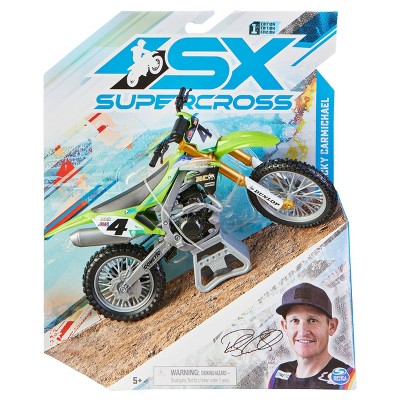 Supercross Ricky Carmichael 1:10 Scale Collector Die-Cast Motorcycle
