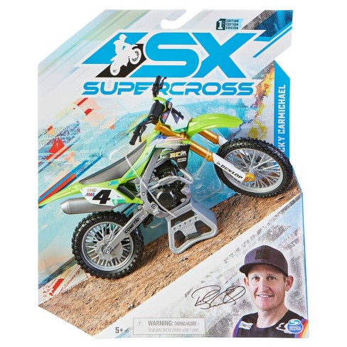 Supercross Ricky Carmichael 1:10 Scale Collector Die-Cast Motorcycle - image 1 of 4