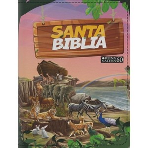 Biblia Rvr 1960 Compacta Para Niños Vinilo Con Cierre (Bible Rvr 1960 Compact Size Boys Vinyl with Zipper (Spanish Edition) - by  Reina Valera 1960 - 1 of 1