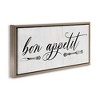 Stupell Industries Bon Appetit Vintage Cutlery Floating Frame Canvas Art, Brown, 31" x 14" - 2 of 4