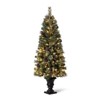 FIONECA Green Artificial Christmas Tree with Clear/White Lights (Set of 2) - 4 of 4