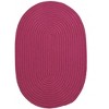 Home Mart Goods Pink Extra Thick Woven Trivet Oval Placemats Natural Cotton Hot Potholder Mat Heat Resistant - 12"x8.5"(Pack of 4) - 4 of 4