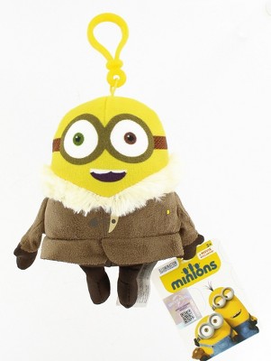 Commonwealth Toys Minion Movie Winter Minion (2 Eyes) Clip-On 5" Plush
