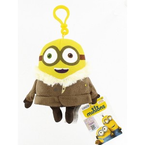 Commonwealth Toys Minion Movie Winter Minion (2 Eyes) Clip-On 5" Plush - 1 of 2