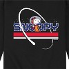 Men's - Peanuts - Snoopy First Beagle In Space Rocket 1969 Graphic Fleece Sweatshirt - 2 of 4