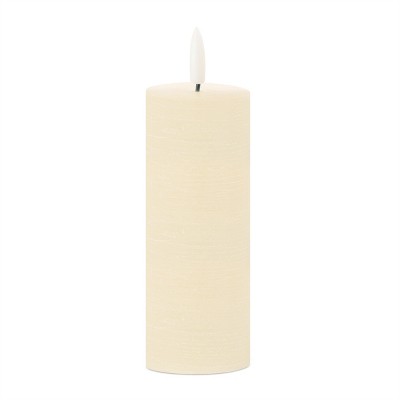 FIA Wick Ivory Pillar Candle (Set of 4)