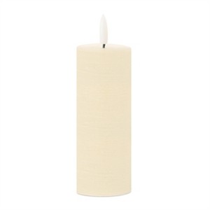 FIA Wick Ivory Pillar Candle (Set of 4) - 1 of 2