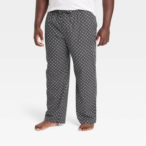 Men's Big & Tall Plaid Poplin Pajama Pants - Goodfellow & Co™ Light Blue  XXLT