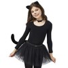Joyfy 3 Pcs Black Cat Halloween Costume Accessory Set, Ears Headband with Choker, Bow Tie, Tail for Adults and Kids Halloween Animal Cat Costume - 4 of 4